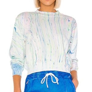 Cotton Citizen Milan crew sweatshirt- multi marble - S